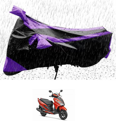 RONISH Waterproof Two Wheeler Cover for Honda(Grazia, Purple, Black)