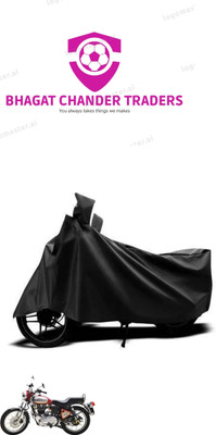 bhagat chander traders Waterproof Two Wheeler Cover for Royal Enfield(Bullet, Black)
