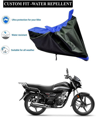 PAGORA Waterproof Two Wheeler Cover for Hero(CD 110 Dream, Blue)