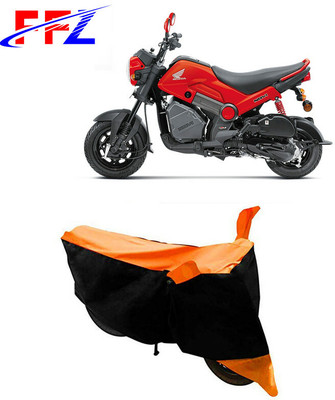 FFZ Waterproof Two Wheeler Cover for Honda(Navi, Black, Orange)