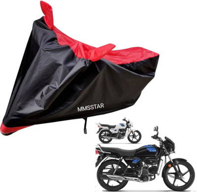 MMSSTAR Two Wheeler Cover for Revolt(Achiever 150, Black, Red)