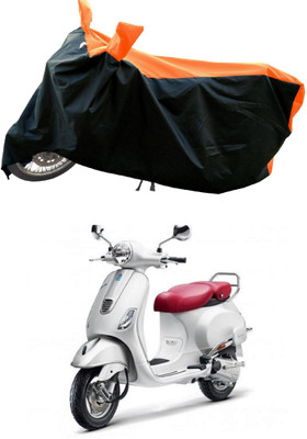 DeepShakshi AUTOMOTIVE Two Wheeler Cover for Vespa(Elegante 150 BS6, Orange)