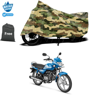 CODOKI Waterproof Two Wheeler Cover for Hero(HF Deluxe, Yellow)