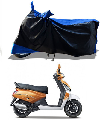 DeepShakshi AUTOMOTIVE Waterproof Two Wheeler Cover for Mahindra(Gusto 125, Blue)