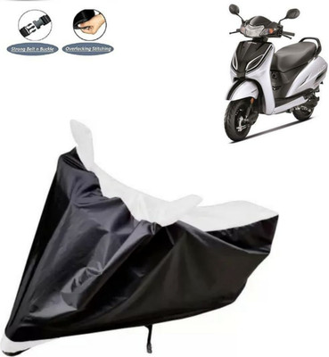 ma collections Waterproof Two Wheeler Cover for Honda(Activa 6G, Black)