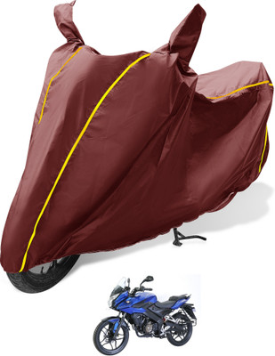 Auto Hub Waterproof Two Wheeler Cover for Bajaj(Pulsar 150 DTS-i, Maroon)