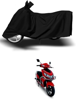 Aamaya Store Waterproof Two Wheeler Cover for Yamaha(Fascino 125, Black)