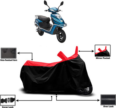 Amexride Two Wheeler Cover for Tunwal(Sport 63 48V, Red)