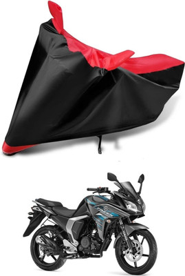 RideXpert Waterproof Two Wheeler Cover for Yamaha(Fazer-FI BS6, Black, Orange)