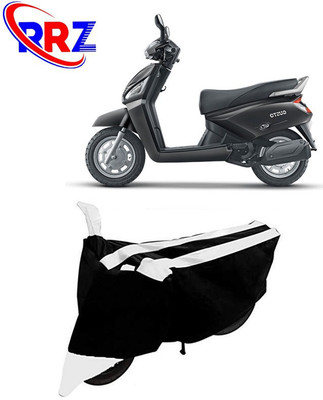 RRZ Waterproof Two Wheeler Cover for Mahindra(Gusto, Black, White)
