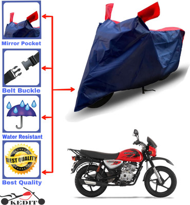 AASHTIK MART Two Wheeler Cover for Bajaj(Boxer, Red, Blue)