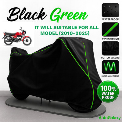 AutoGalaxy Waterproof Two Wheeler Cover for Hero(CD Dawn, Black)