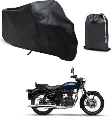 PAGORA Waterproof Two Wheeler Cover for Royal Enfield(Bullet Electra Twinspark, Black)