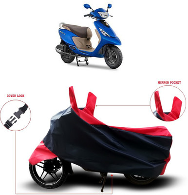 THE REAL ARV Waterproof Two Wheeler Cover for TVS(Blue)