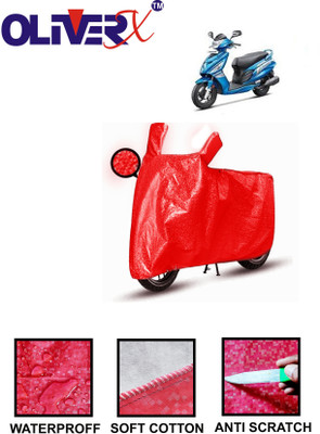 AUTOCAD Waterproof Two Wheeler Cover for Hero(Maestro Edge, Red)