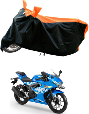 AESTRYD Two Wheeler Cover for Suzuki(GSX R150, Orange)