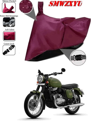 smwzxyu Waterproof Two Wheeler Cover for JAWA(Forty Eight, Maroon)