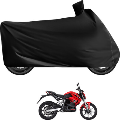 MOCKHE Waterproof Two Wheeler Cover for Revolt(RV 400, Black)