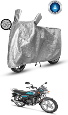 Femexon Waterproof Two Wheeler Cover for Hero(Splendor Plus, Silver)