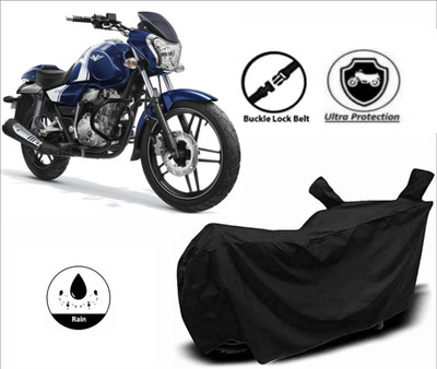 RM Collections Waterproof Two Wheeler Cover for Bajaj(V 150, Black)