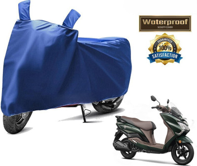DeepShakshi AUTOMOTIVE Two Wheeler Cover for Suzuki(Burgman Street, Blue)