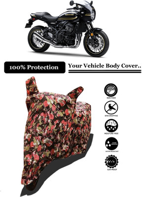 Amexride Two Wheeler Cover for Kawasaki(Z900 RS Cafe Racer, Multicolor)
