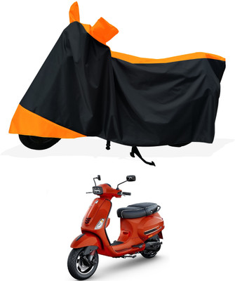 Tricway Two Wheeler Cover for Piaggio(Vespa SXL 125, Orange)