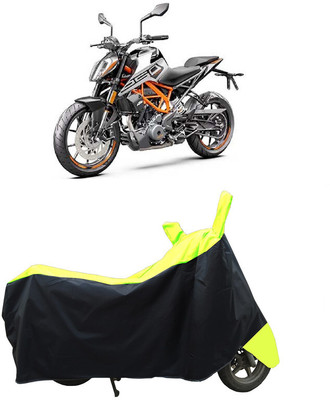 Coxtor Waterproof Two Wheeler Cover for KTM(250 Duke BS6, Yellow)