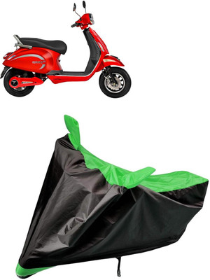 aksmit Two Wheeler Cover for PURE EV(Black, Green)