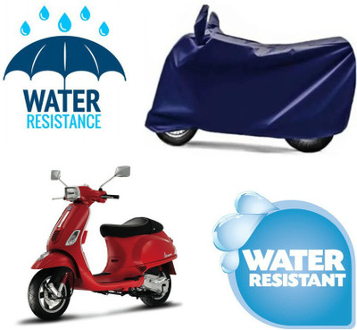 Mdstar Waterproof Two Wheeler Cover for Vespa(Vespa SXL, Blue)