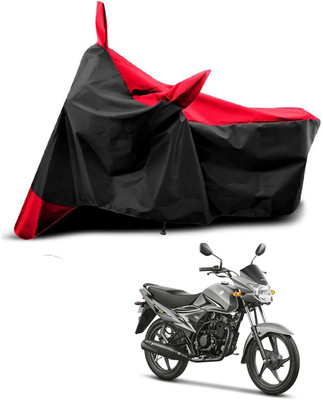 KEDIT Two Wheeler Cover for Suzuki(Hayate, Red, Black)