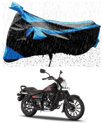 Genipap Two Wheeler Cover for Bajaj(Avenger Street 220, Blue, Black)