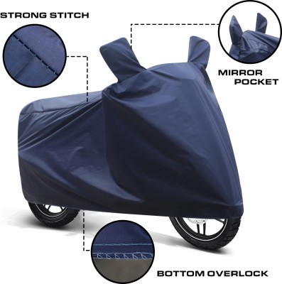 CARZEX Two Wheeler Cover for Bajaj(Discover 150 f, Blue)