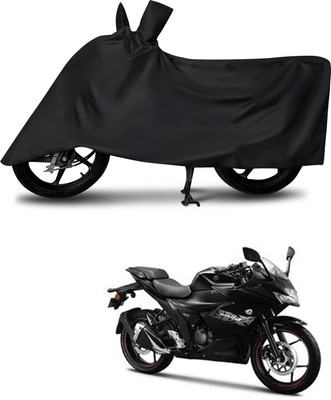 DeepShakshi AUTOMOTIVE Waterproof Two Wheeler Cover for Suzuki(Gixxer SF, Black)