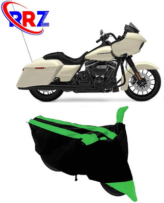 RRZ Waterproof Two Wheeler Cover for Harley Davidson(Road Glide Special, Black, Green)