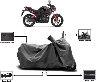 Amexride Two Wheeler Cover for Hero(Xtreme 160 R, Grey)