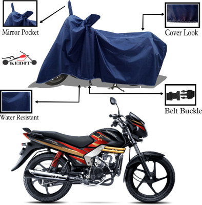 KEDIT Two Wheeler Cover for Mahindra(Centuro, Blue)