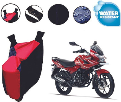 Mdstar Waterproof Two Wheeler Cover for Bajaj(Discover 150 f, Red, Blue)