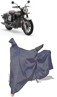 Amexride Two Wheeler Cover for Royal Enfield(Classic Gunmetal BS6, Grey)