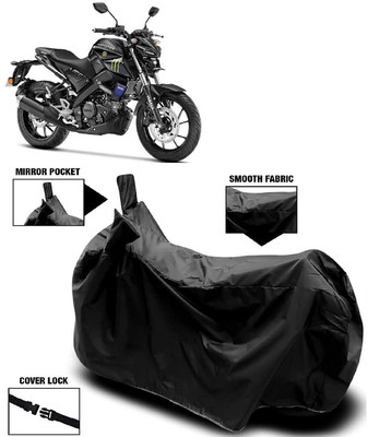 DeepShakshi AUTOMOTIVE Waterproof Two Wheeler Cover for Yamaha(MT 15, Black)