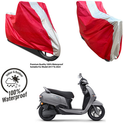 AutoGalaxy Waterproof Two Wheeler Cover for Yamaha(YZF R15 Ver 2.0, Silver, Red)