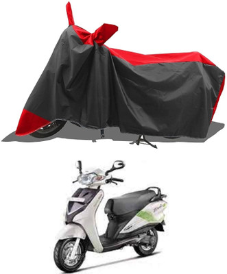 SPECTUS Two Wheeler Cover for Hero(Motocorp Electric Scooter, Red)