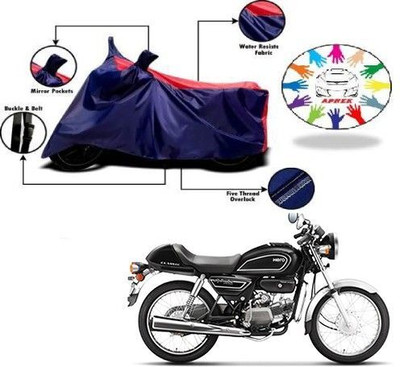 DeepShakshi AUTOMOTIVE Waterproof Two Wheeler Cover for Hero(Splendor Pro Classic, Blue, Red)