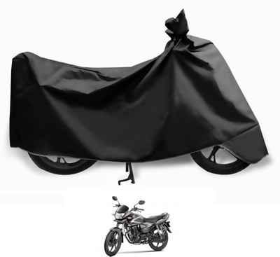 Auto Hub Two Wheeler Cover for Honda(CB Shine, Black)