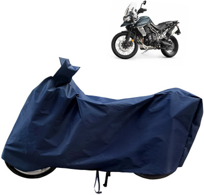Horseyaart Waterproof Two Wheeler Cover for Triumph(Tiger 800 XCA, Blue)