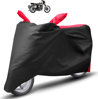 Caronix Two Wheeler Cover for Royal Enfield(Classic 350, Red)