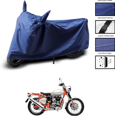 CODOKI Waterproof Two Wheeler Cover for Royal Enfield(Bullet Trials 350, Blue)