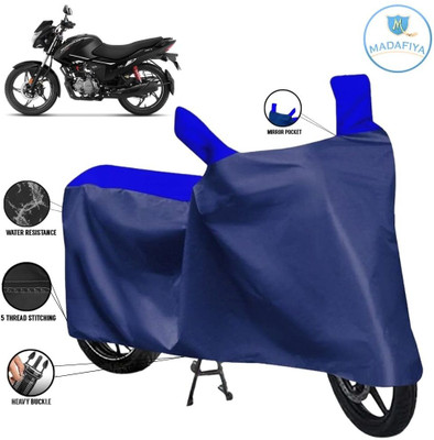 MADAFIYA Waterproof Two Wheeler Cover for Hero(New Glamour, Blue, Multicolor)