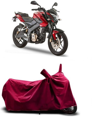 Coxtor Waterproof Two Wheeler Cover for Bajaj(Pulsar 180NS BS6, Maroon)