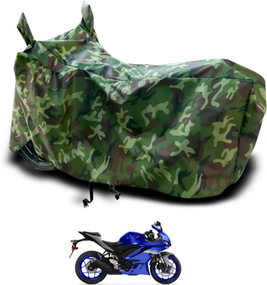Shri Hanumat Two Wheeler Cover for Yamaha(YZF R3, Green)